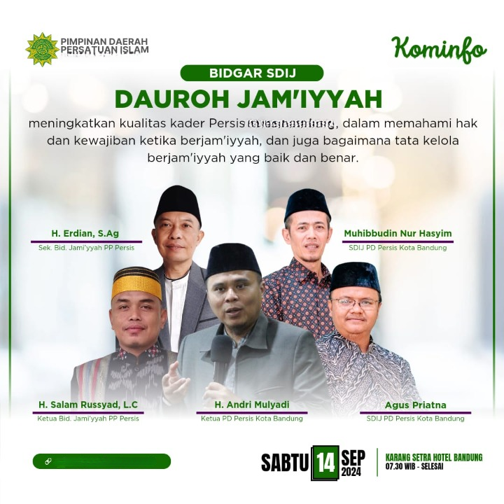 Dauroh Jamiyyah SDIJ PD PERSIS Kabupaten Solok Selatan